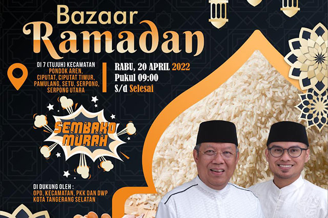 Bazar Ramadhan 2022 Serentak di 7 Kecamatan Kota Tangerang Selatan